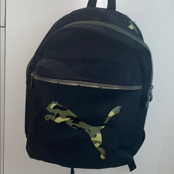 Black and camo puma backpack - Picture 1 of 2